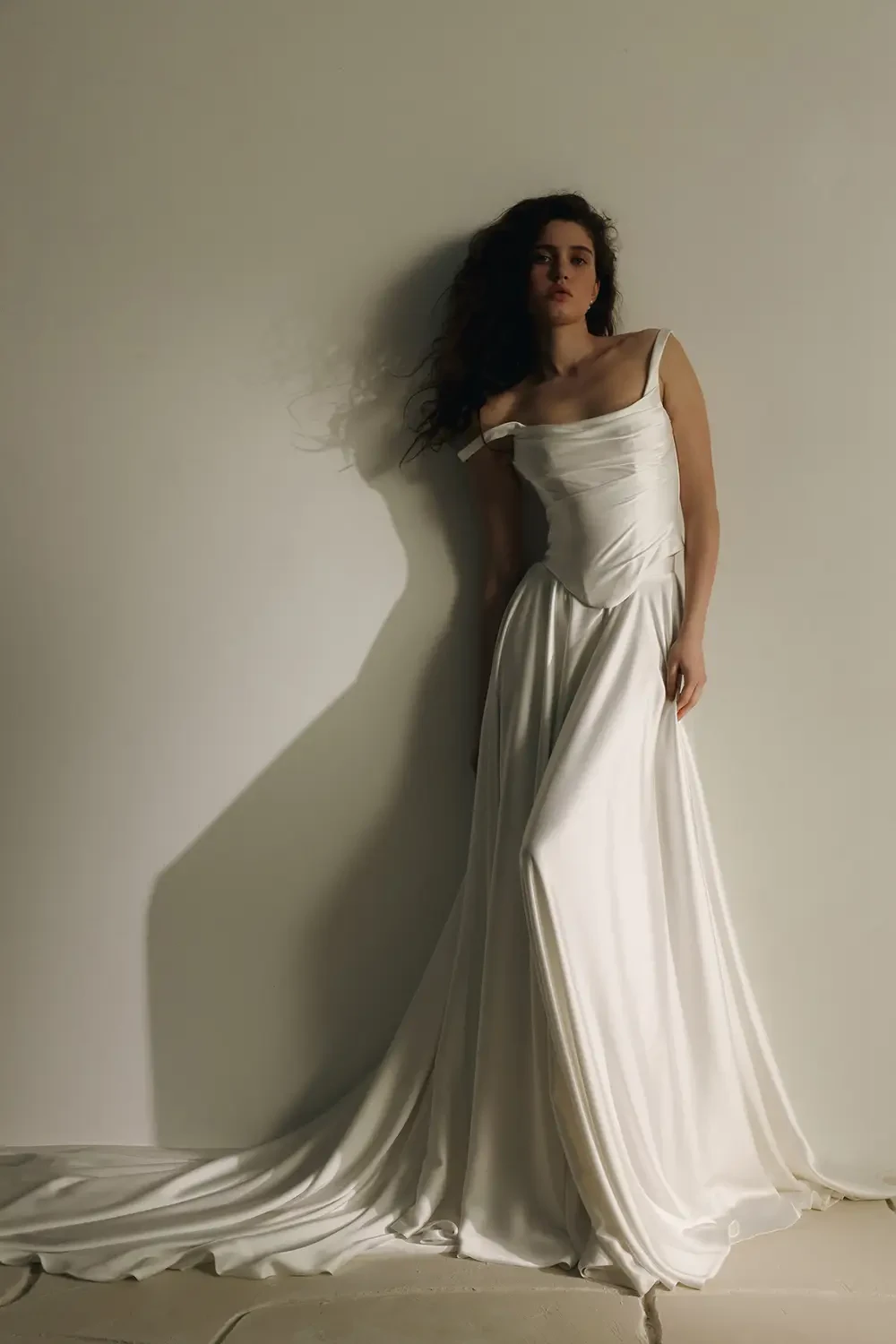 Artie Eva Lendel Basque waist wedding dress for the modern bride