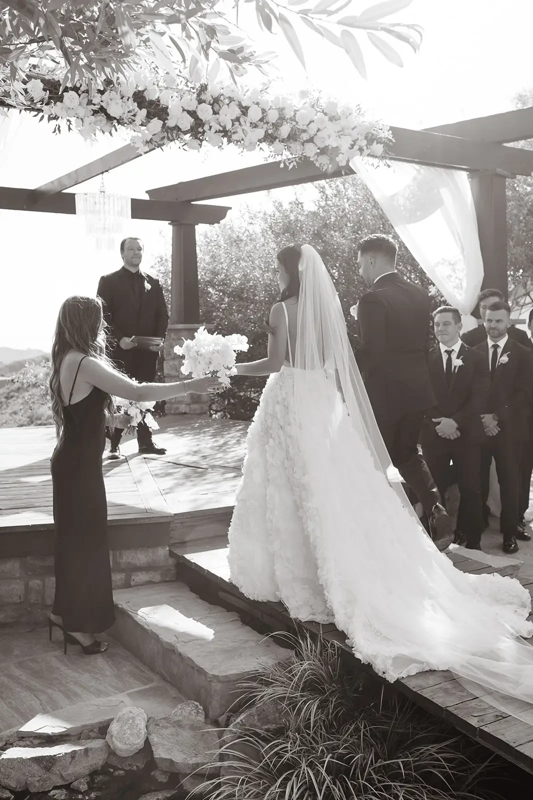 Bride and groom wedding photography wedding dress Las Vegas bridal shop