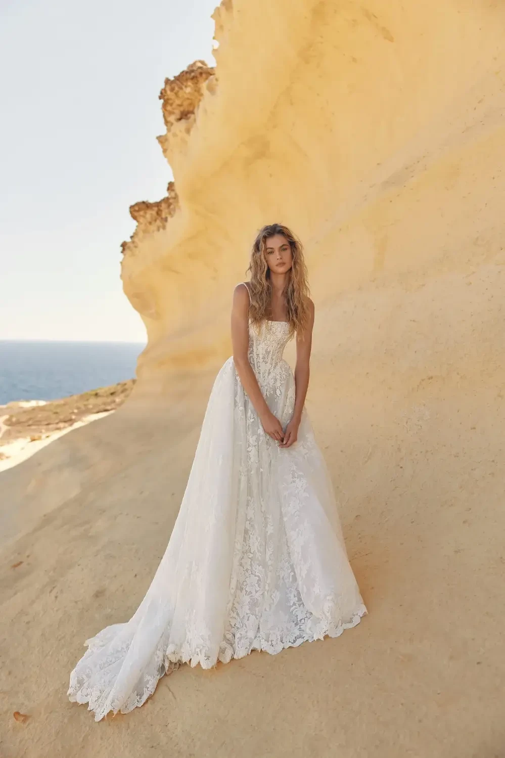 Illume Eva Lendel Romantic lace wedding dresses contemporary bride