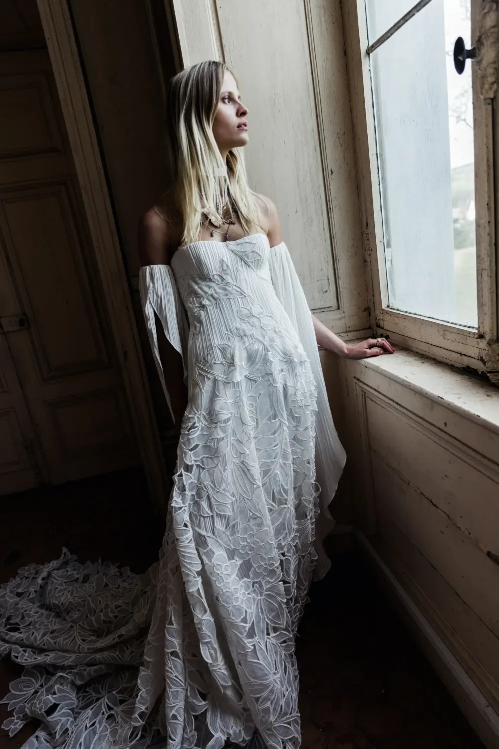 Loire Rue De Seine Unique wedding dress modern bridal gown