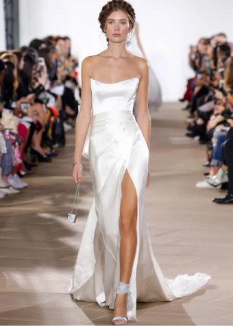 Ines Di Santo #Margot (Satin Back Crepe) #2 Off-White thumbnail