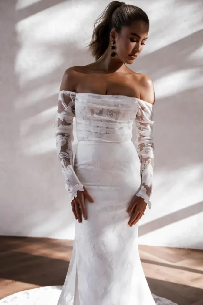made with love wedding dresses Paradise Love Embroidered Wedding Dress | Made-To-Order