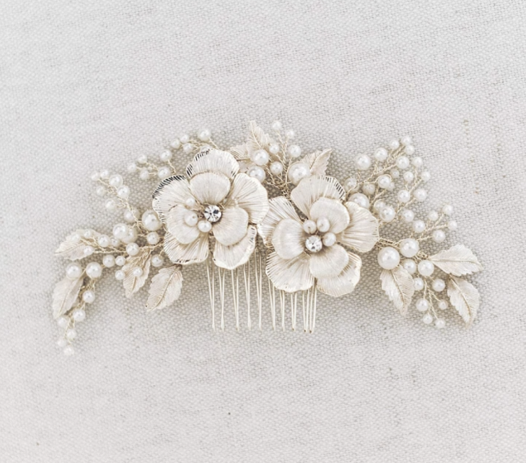 Twigs & Honey - Shimmering Blossom Burst Hair Pins #706  display picture 1