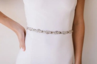 Untamed Petals #Peri Belt #0 default Ivory thumbnail