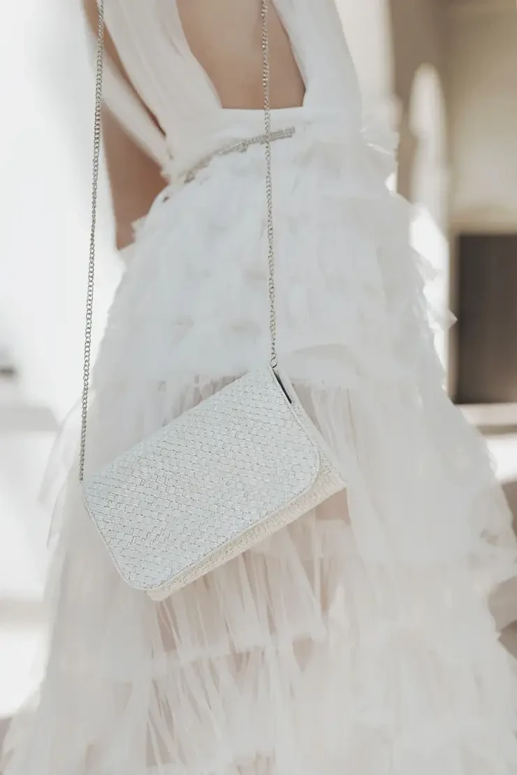 Untamed Petals - Penelope Pearl Bow | MaidenWhite display picture 2