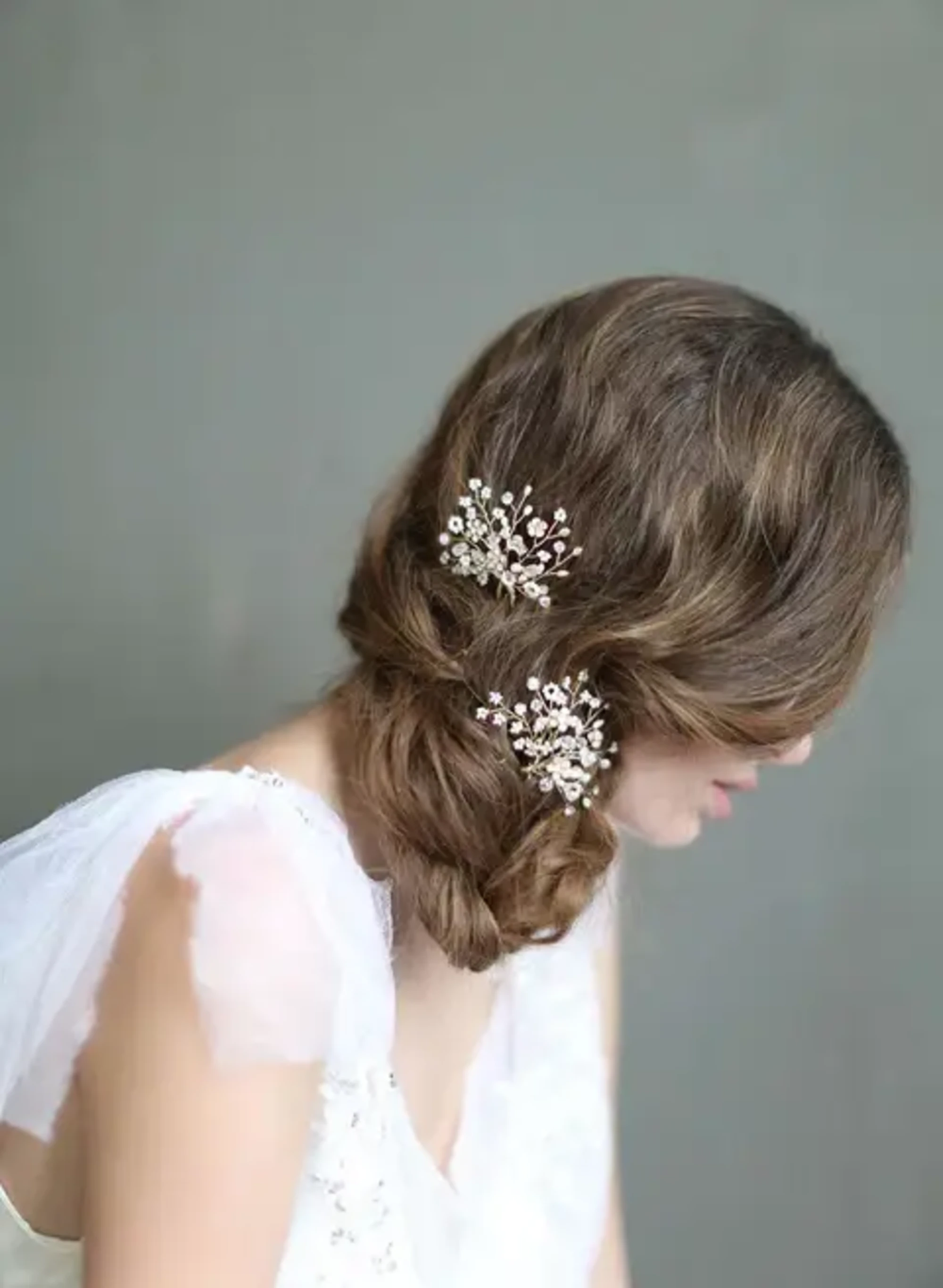 Twigs & Honey - Shimmering Blossom Burst Hair Pins #706  display picture 2