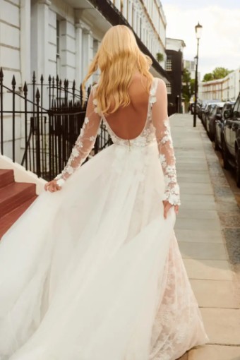 Galia Lahav #Mona Over Skirt #1 default Milky White thumbnail