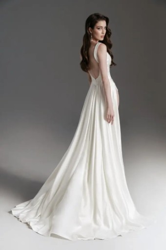 Dany Tabet #Carly (Stretch Satin Crepe) #1 Black (as sampled) thumbnail