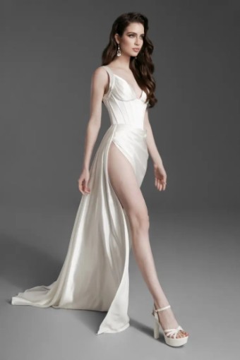 Dany Tabet #Carly (Stretch Satin Crepe) #0 default Black (as sampled) thumbnail