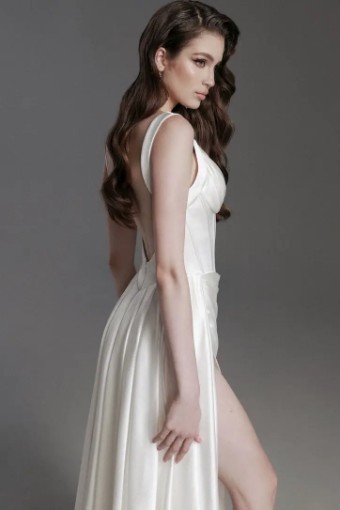 Dany Tabet #Carly (Stretch Satin Crepe) #6 Black thumbnail