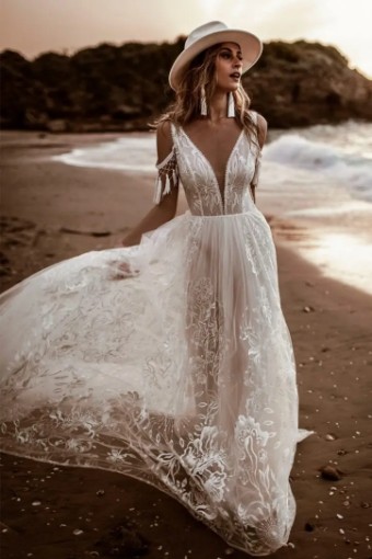 Rish Bridal #Chloe #0 default Light Blush/Ivory thumbnail