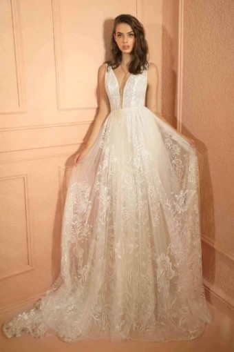 Rish Bridal #Chloe #1 Light Blush/Ivory thumbnail