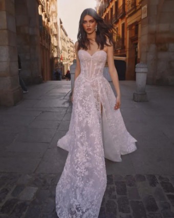 Galia Lahav #Uma #1 Milky White/Blush/Silver thumbnail