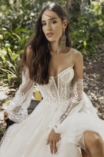 Rish Bridal #Aspen #1 Ivory/Blush thumbnail