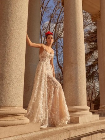 Galia Lahav #Catalina (FS) #1 Ivory/Blush/Nude thumbnail