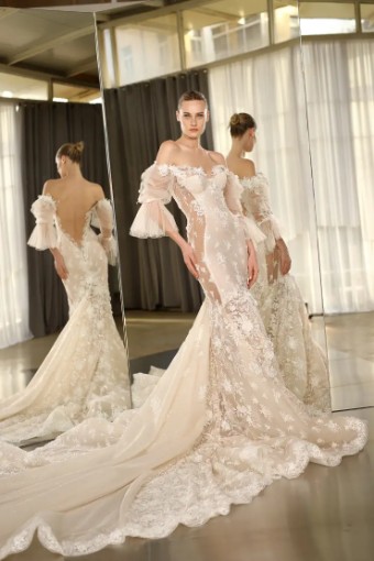 Galia Lahav #Denise (FS) #1 Light Blush/Ivory thumbnail
