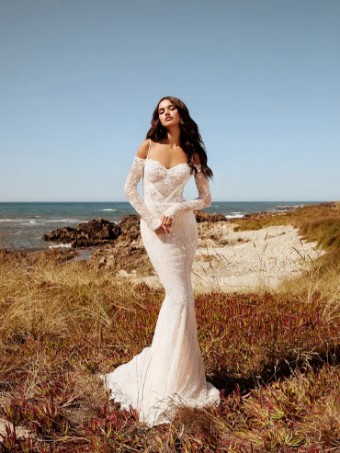 Galia Lahav #Cosmo #2 Ivory/Light Blush thumbnail