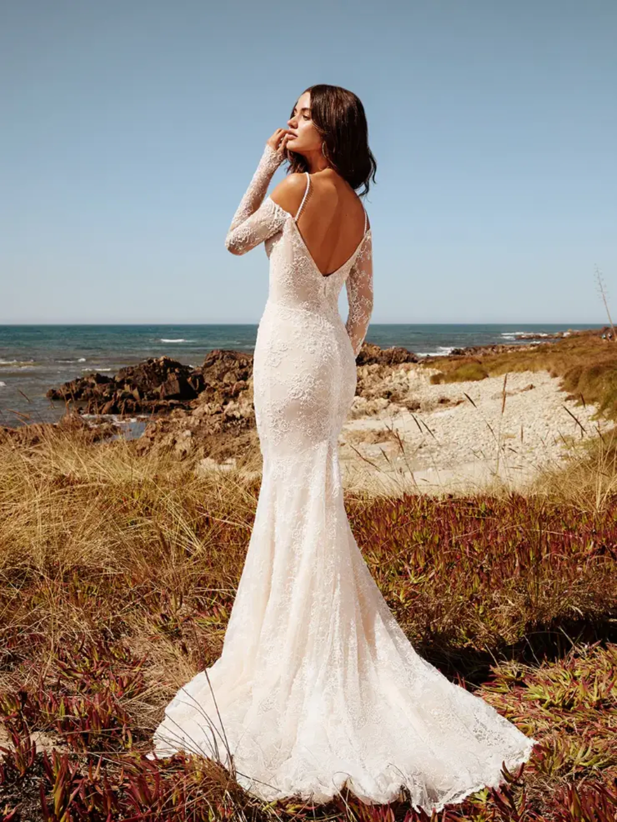 Long Sleeve Form Fitting Mermaid Wedding Dresses Galia Lahav Wedding Dress In Paris Metal Flaque Bridal Long Sleeve Form Fitting Mermaid Wedding Dresses Galia Lahav Wedding Dress In Paris Metal Flaque Bridal