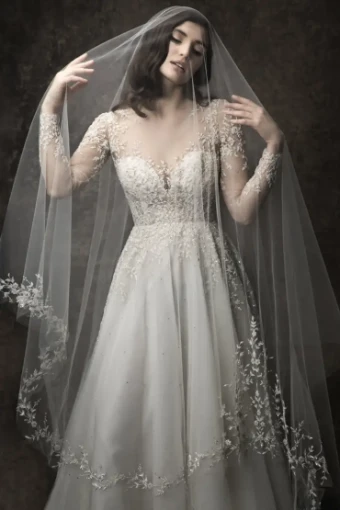 Enaura Veils #BV1859 #0 default Light Ivory thumbnail