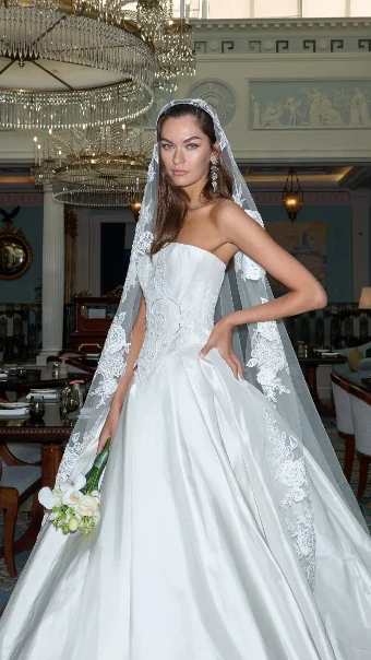 Galia Lahav #Lenox #2 Milky White thumbnail