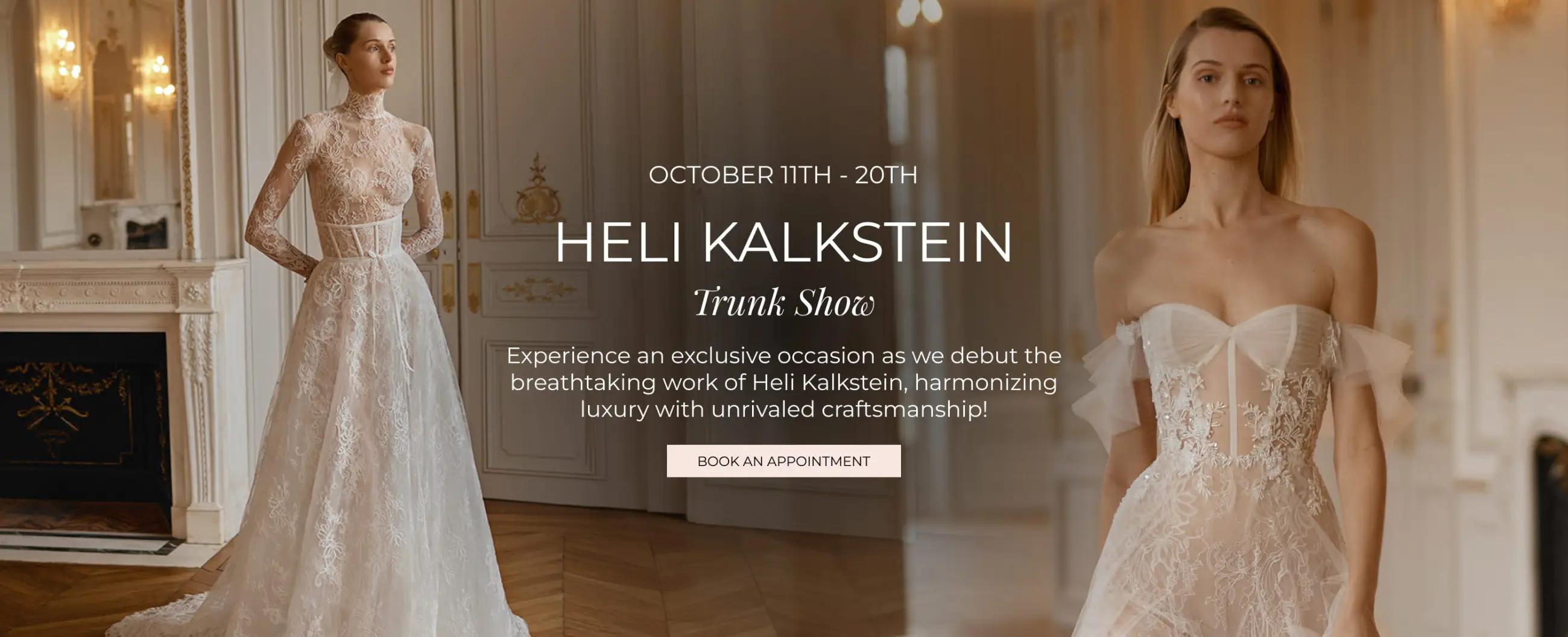 Heli Kalkstein Trunk Show Banner for Desktop