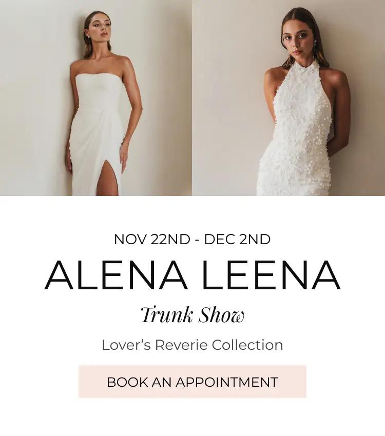 Alena Leena Trunk Show Banner Mobile