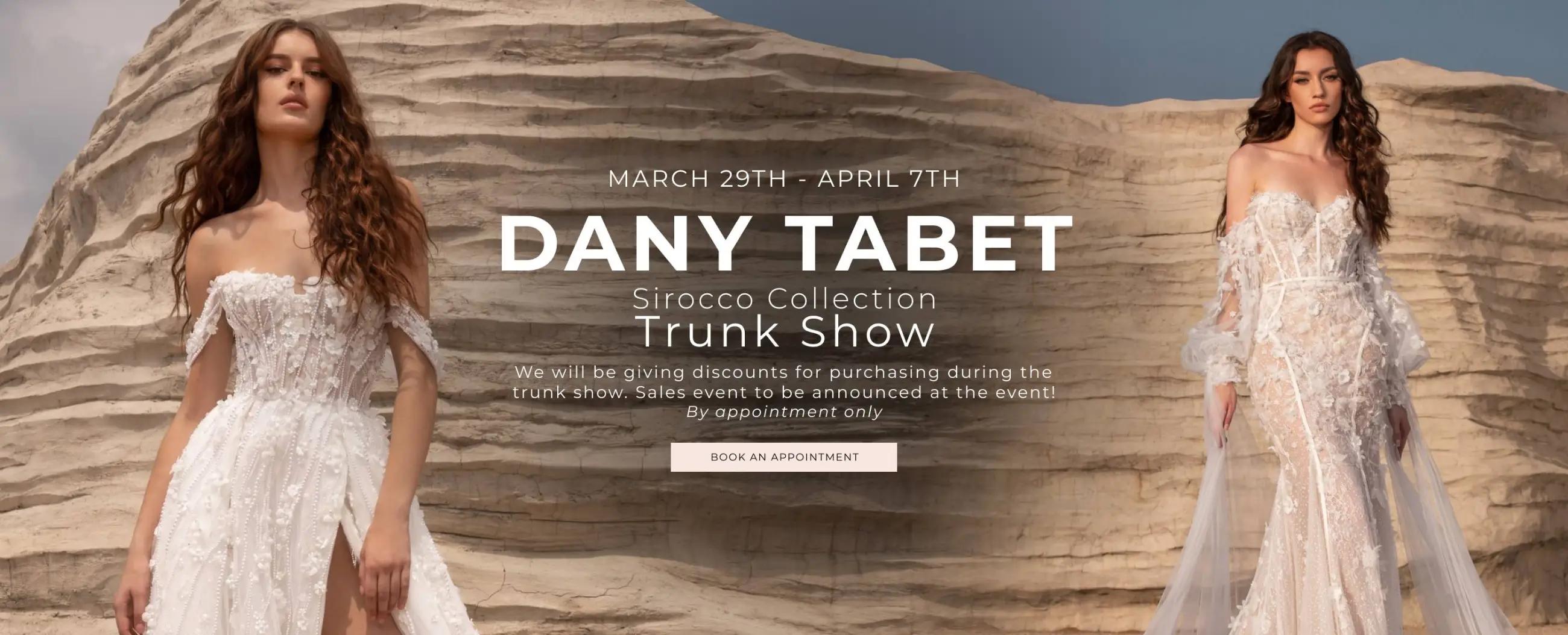 Dany Tabet Sirocco Collection Trunk Show Banner