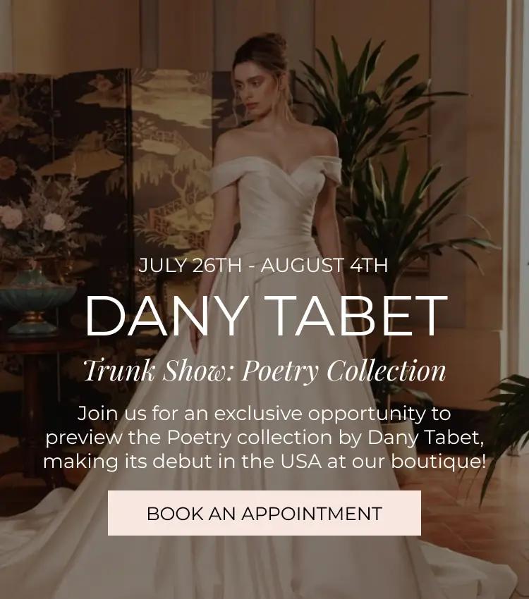 Dany Tabet Trunk Show Banner for Mobile