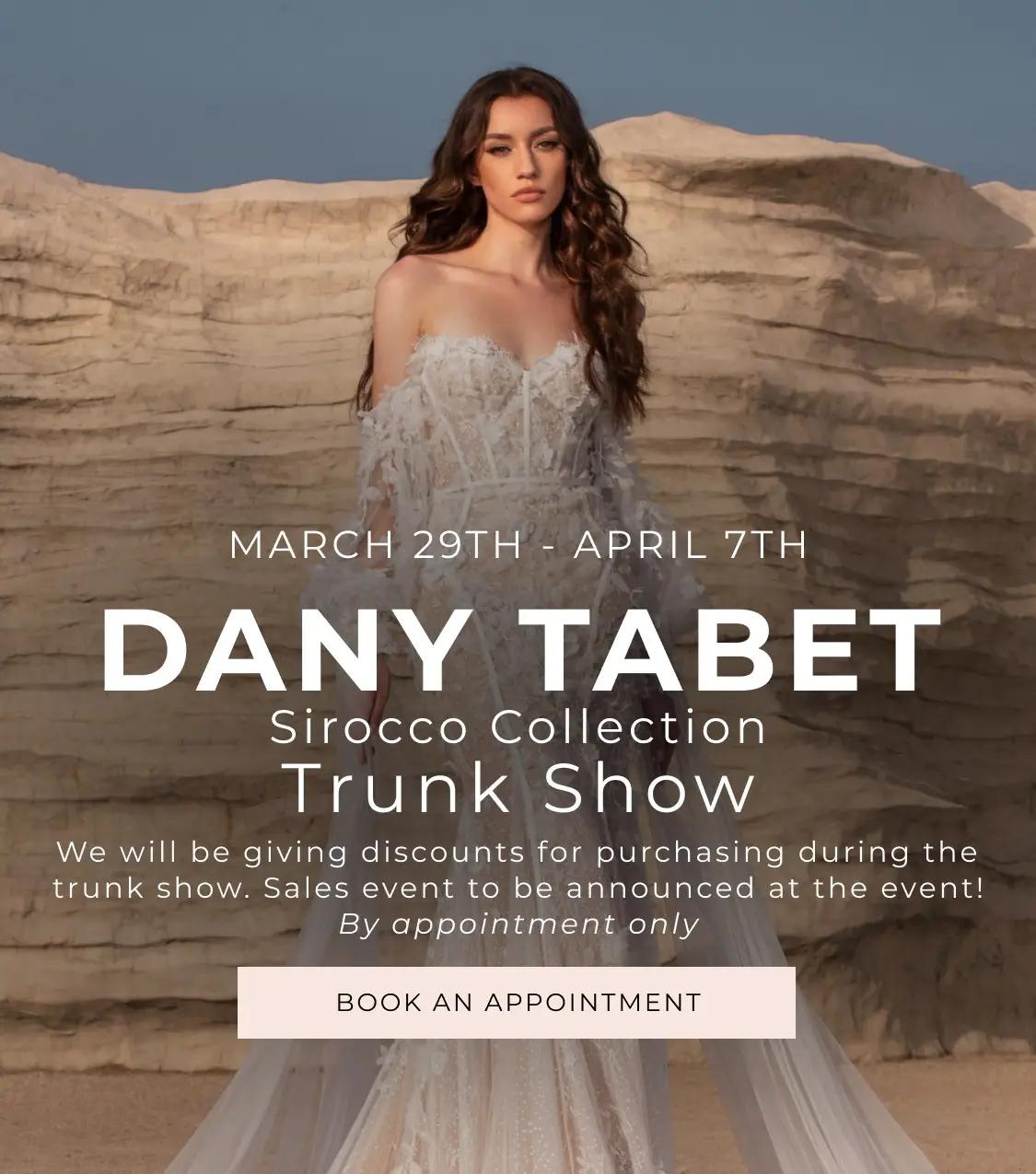 Dany Tabet Sirocco Collection Trunk Show Banner Mobile