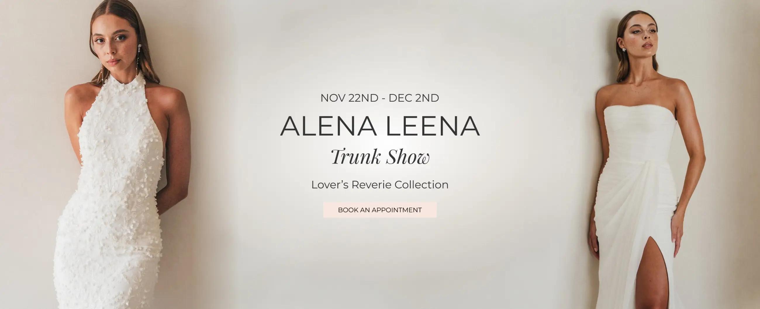 Alena Leena Trunk Show Banner Desktop
