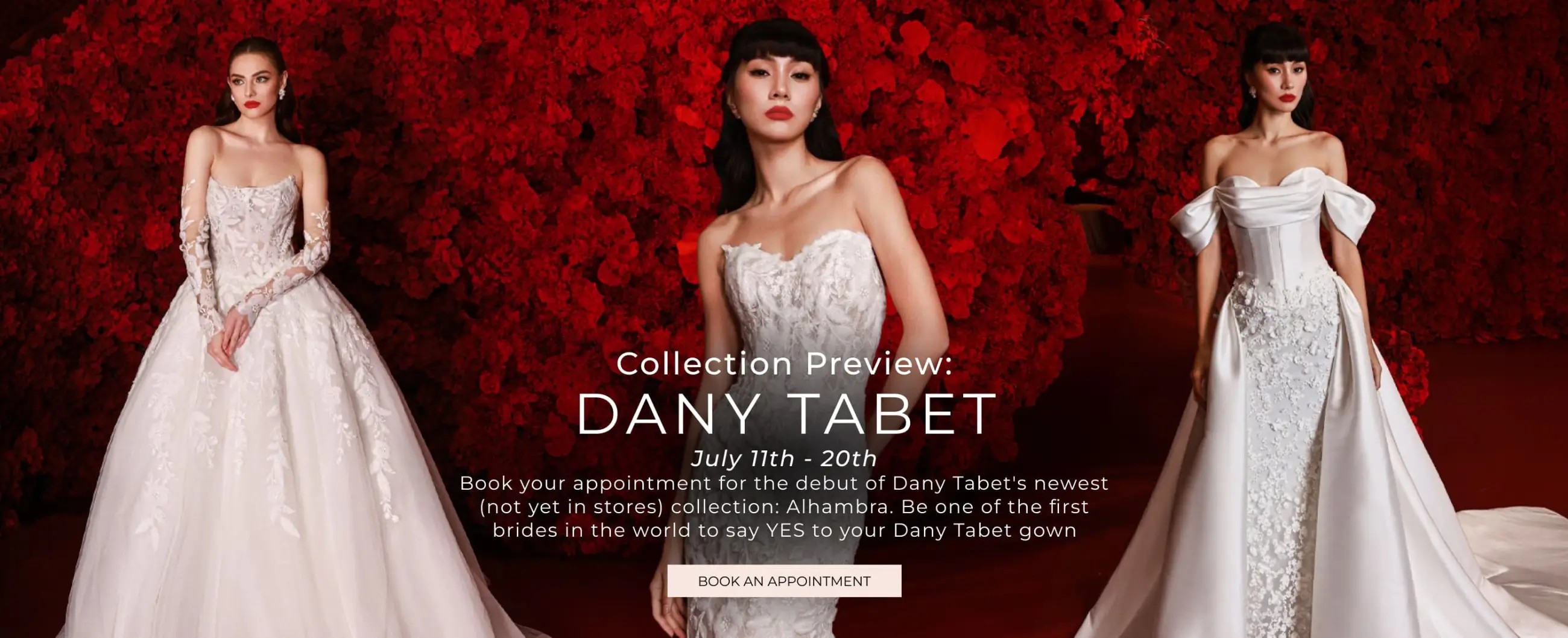 Dany Tabet Trunk Show Banner for Desktop
