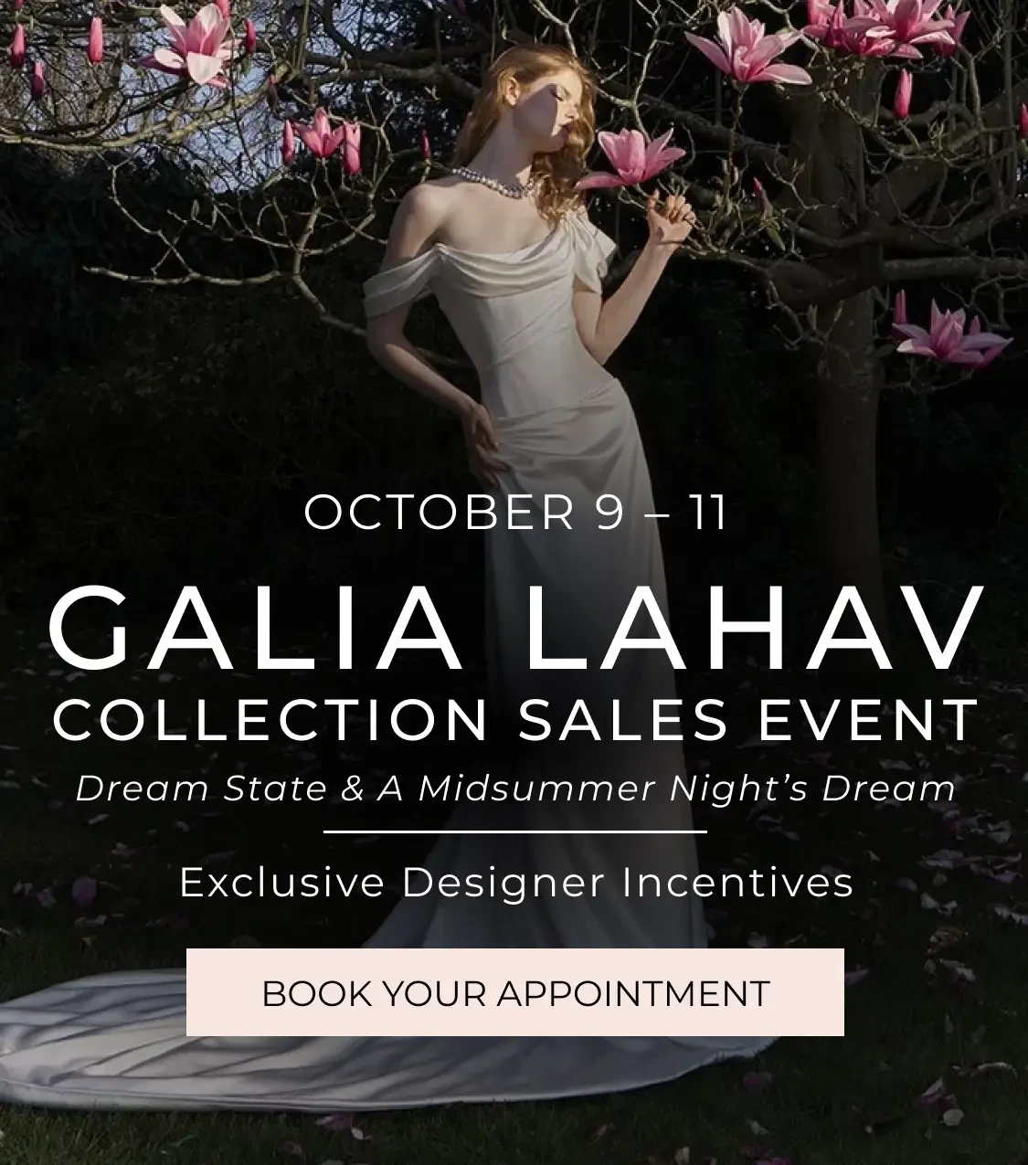 Galia Lahav Collection Sales Event Mobile Banner